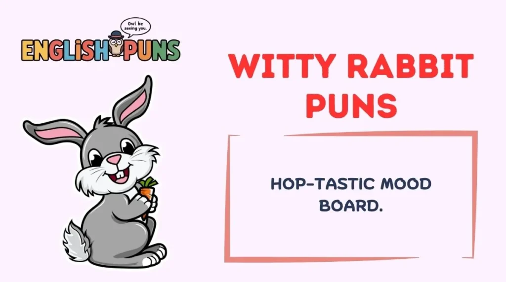 Witty Rabbit Puns