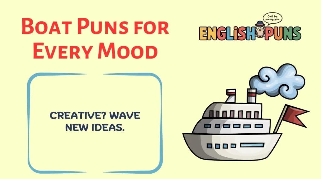 Boat Puns for Every Mood