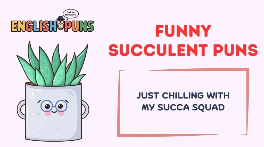 Funny Succulent Puns
