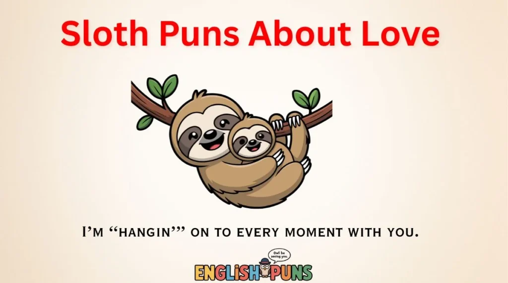 Sloth Puns About Love