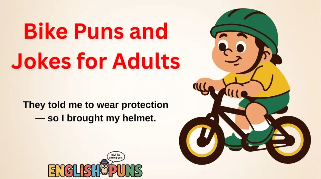 Bike Puns and Jokes for Adults