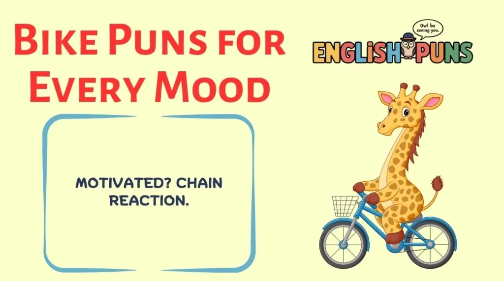 Bike Puns for Every Mood