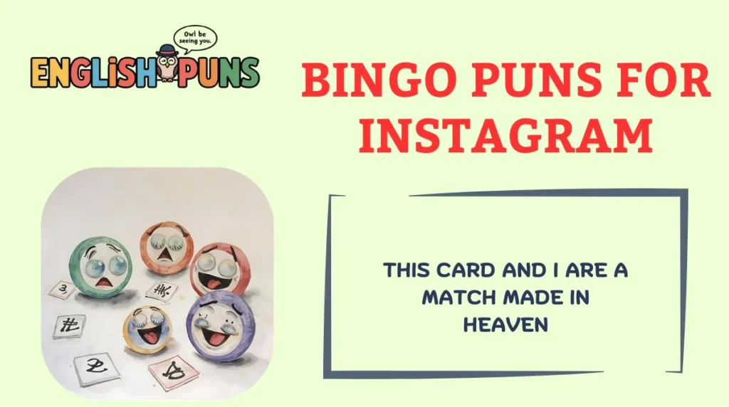 Bingo Puns for Instagram