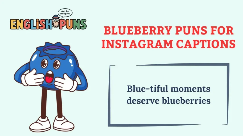 Blueberry Puns for Instagram Captions