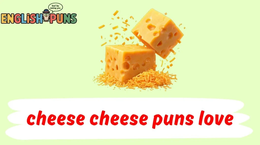 cheese cheese puns love