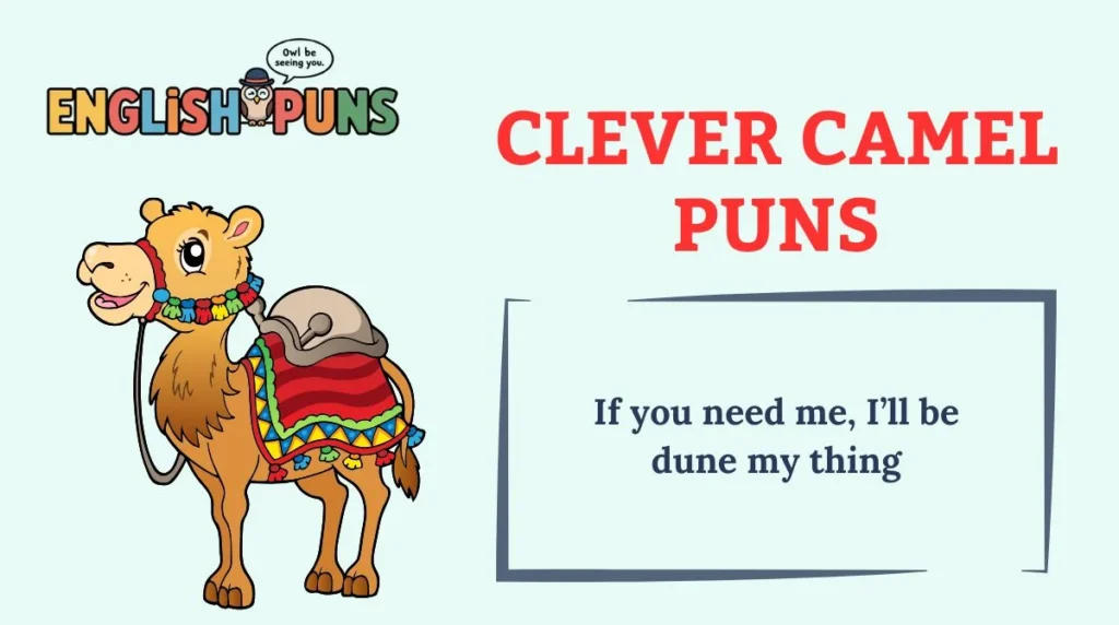 Clever Camel Puns