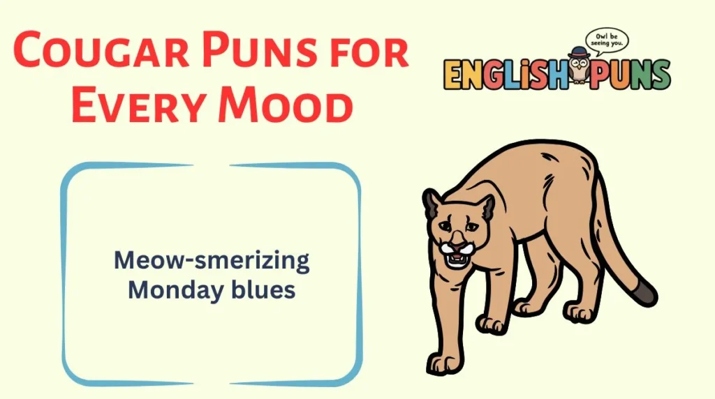 Cougar Puns for Every Mood