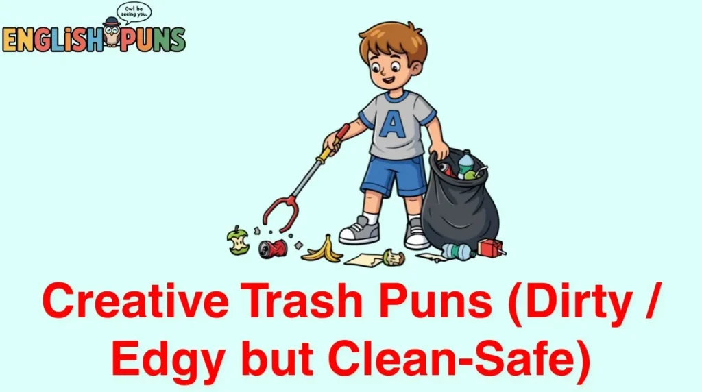 Creative Trash Puns (Dirty / Edgy but Clean-Safe)