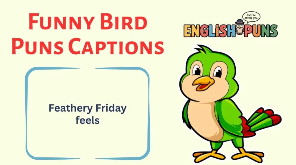 Funny Bird Puns Captions