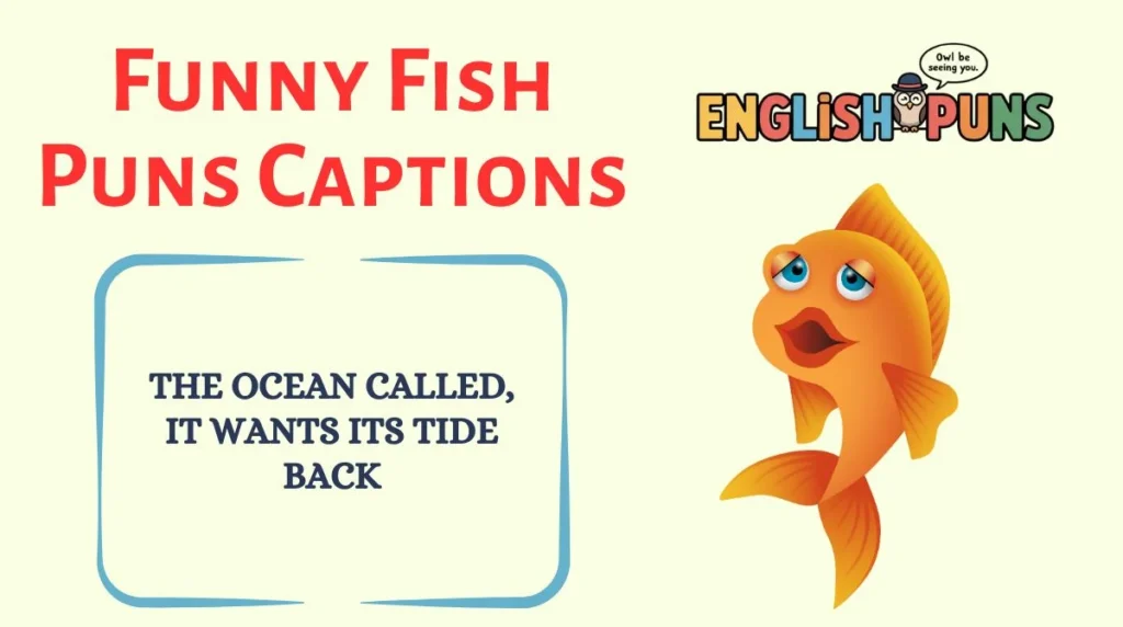 Funny Fish Puns Captions