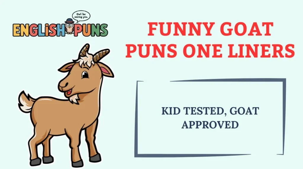 Funny Goat Puns One Liners