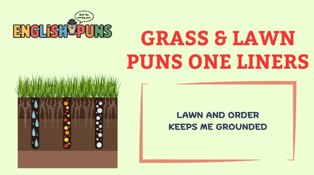 Grass & Lawn Puns One Liners