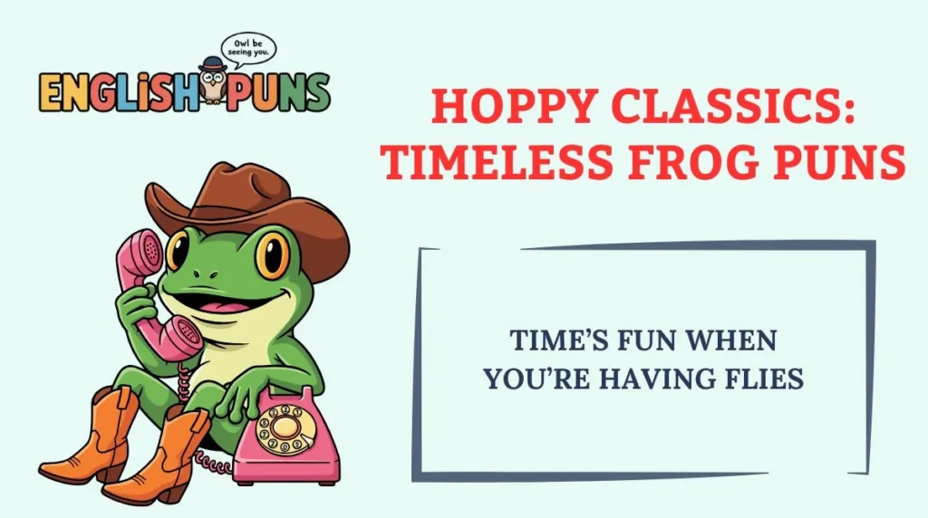 Hoppy Classics: Timeless Frog Puns