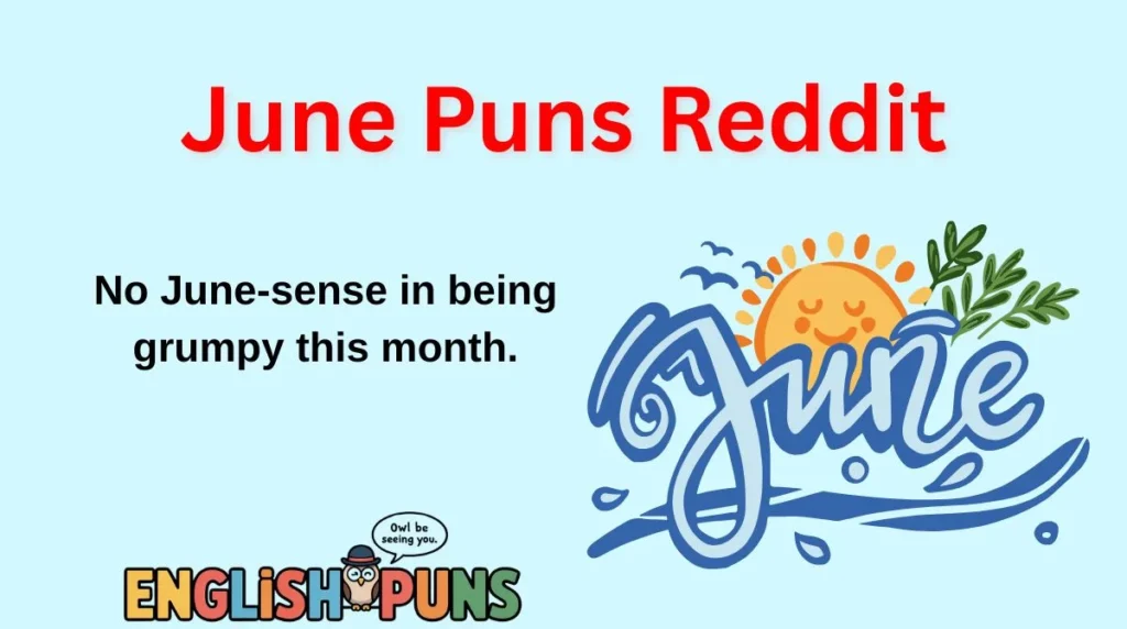 June Puns Reddit