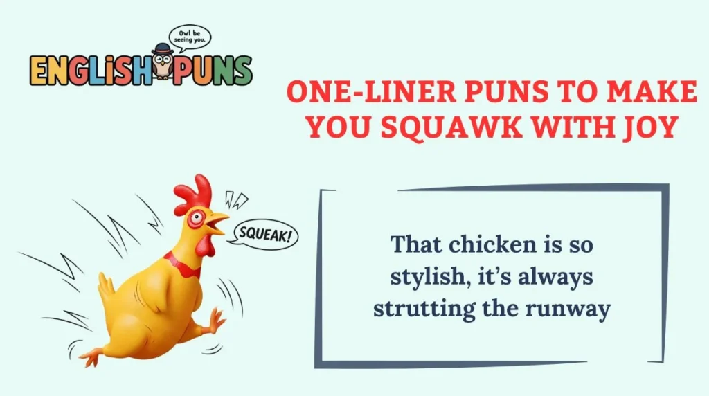 One-Liner Puns to Make You Squawk with Joy