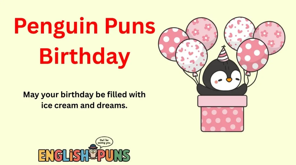 Penguin Puns Birthday