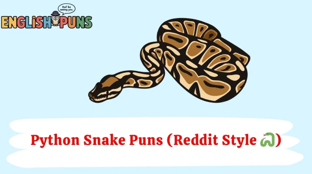 Python Snake Puns (Reddit Style 🐍)
