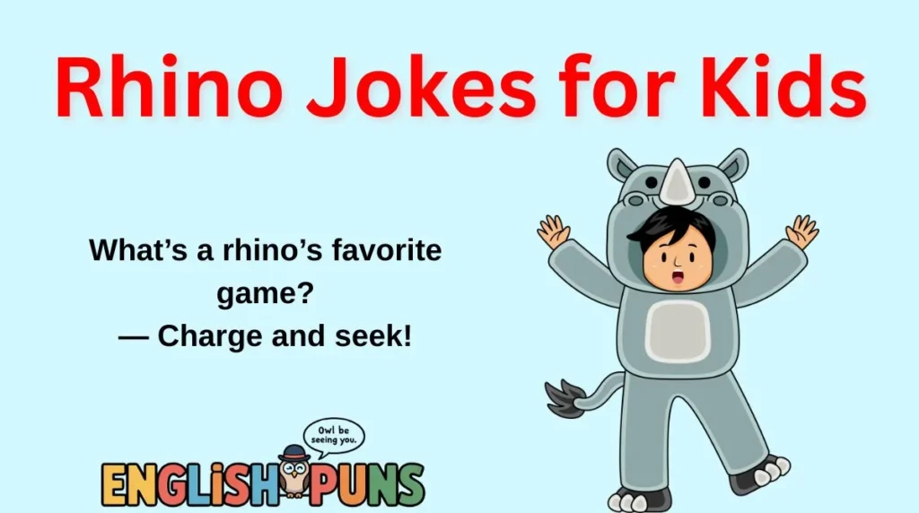 Rhino Jokes for Kids