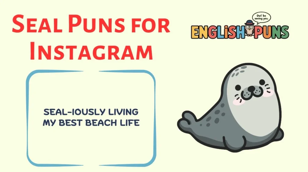 Seal Puns for Instagram