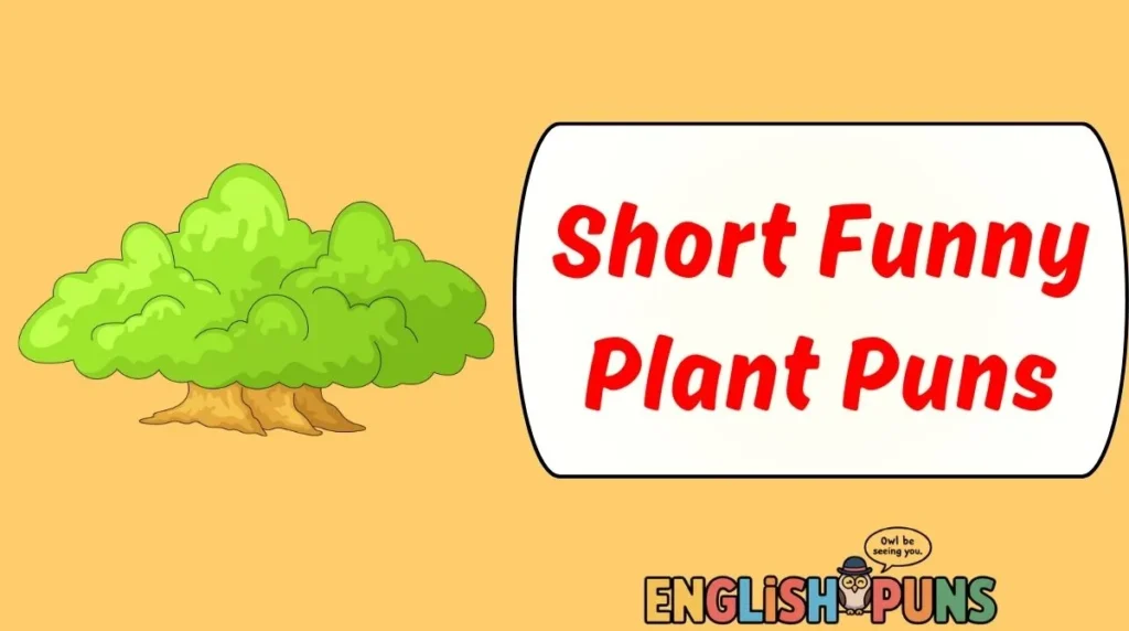 Short Funny Plant Puns