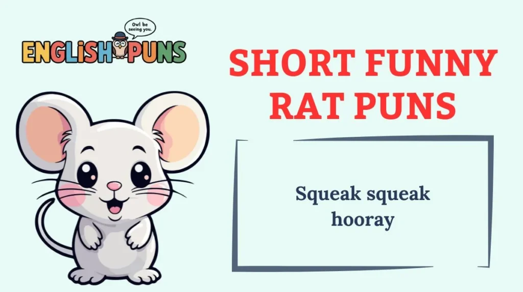 Short Funny Rat Puns