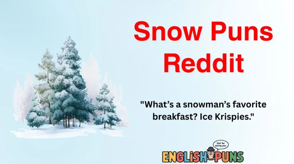 Snow Puns Reddit