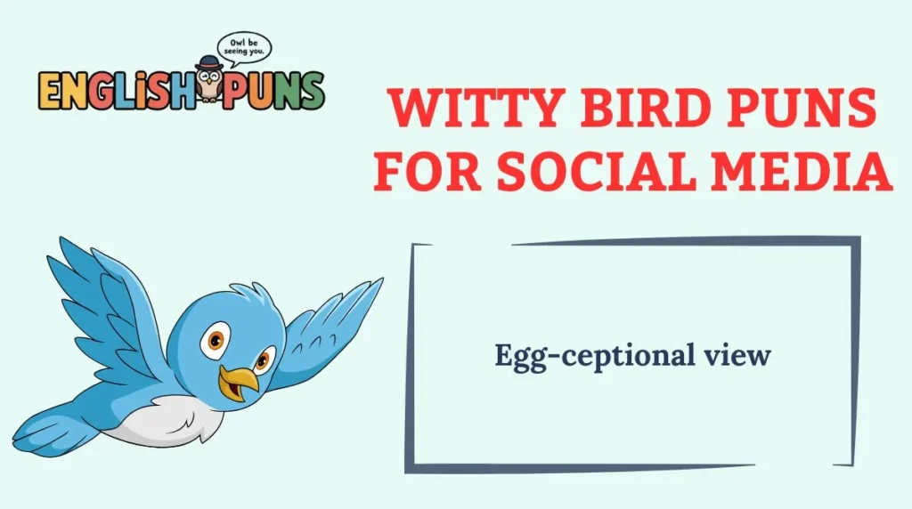 Witty Bird Puns for Social Media