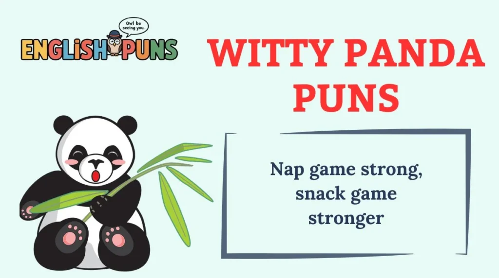Witty Panda Puns