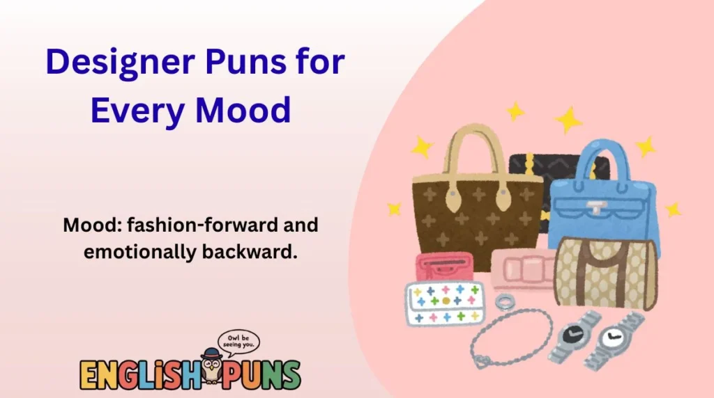 Designer Puns for Every Mood