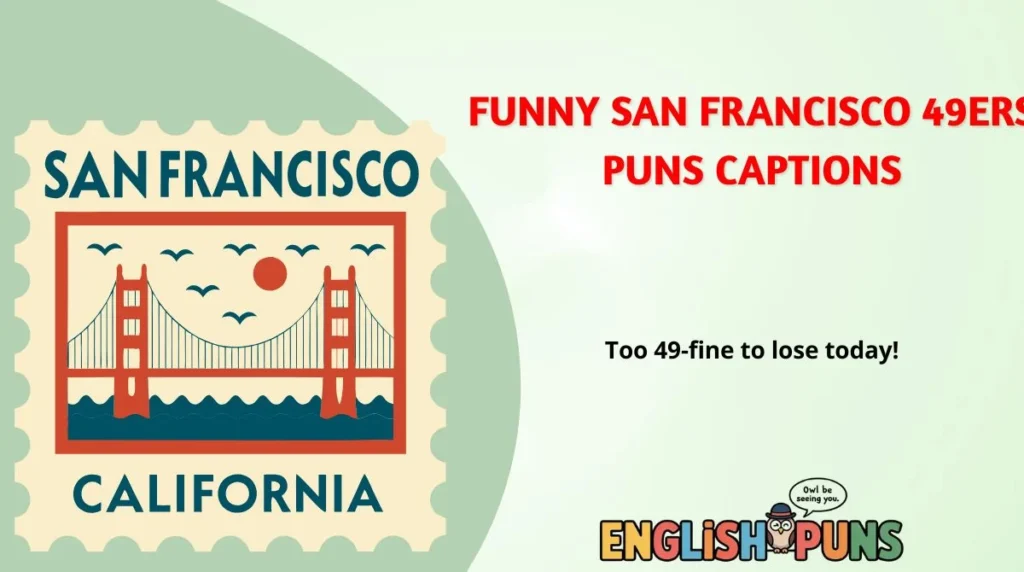 Funny San Francisco 49ers Puns Captions