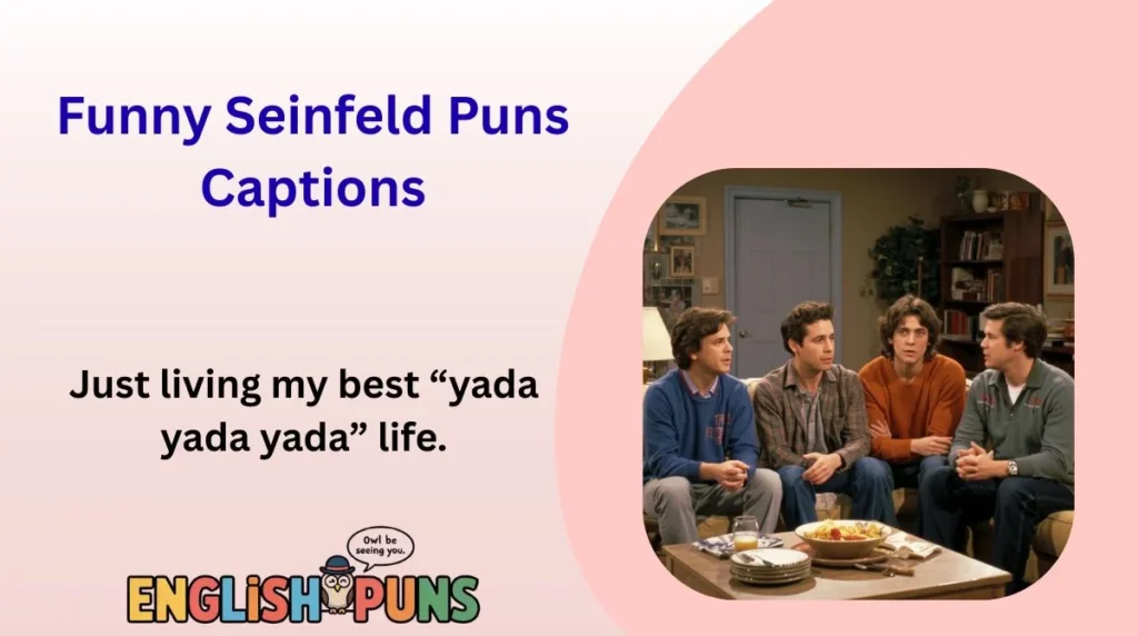 Funny Seinfeld Puns Captions