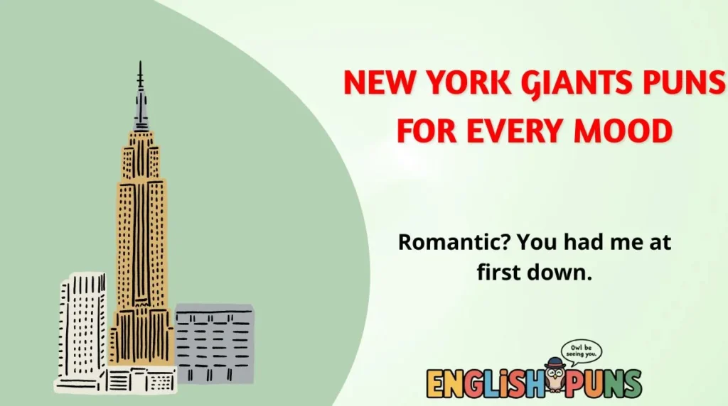 New York Giants Puns for Every Mood