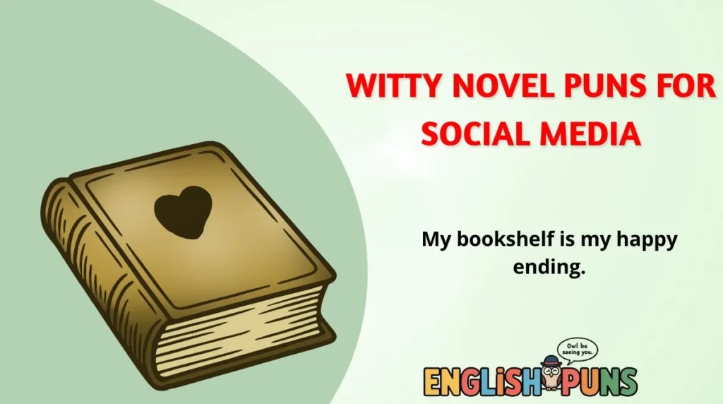 Witty Novel Puns for Social Media