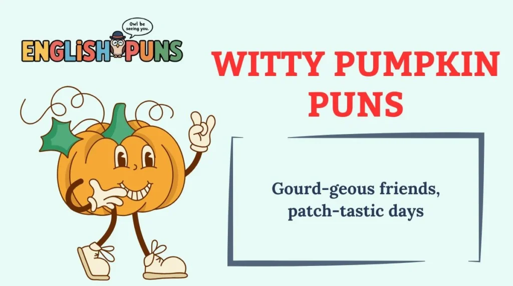 Witty Pumpkin Puns