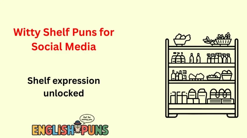 Witty Shelf Puns for Social Media