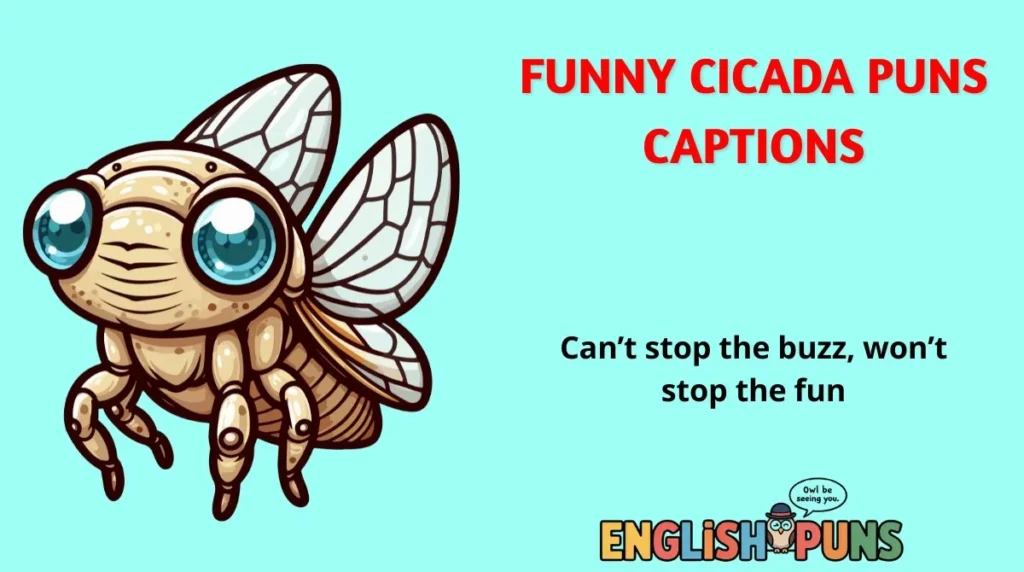 Funny Cicada Puns Captions