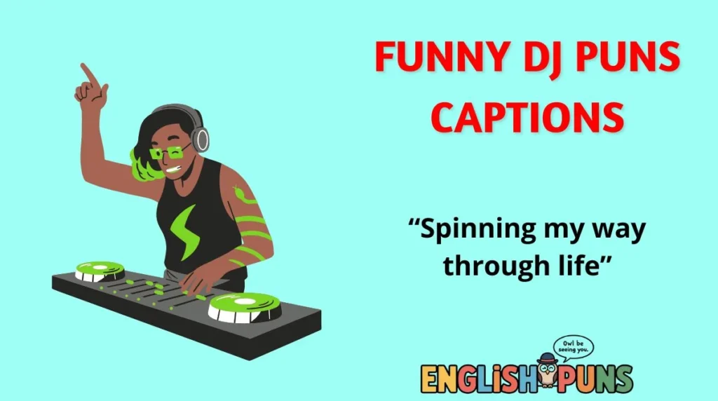 Funny DJ Puns Captions