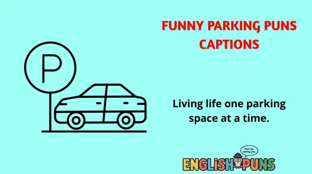 Funny Parking Puns Captions