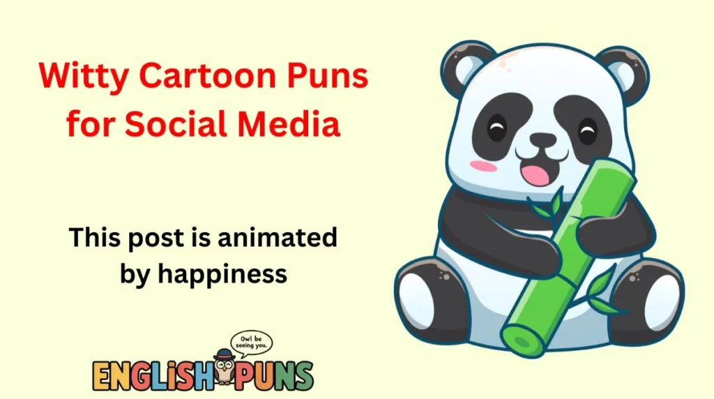 Witty Cartoon Puns for Social Media