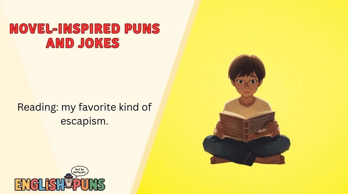 Novel-Inspired Puns and Jokes